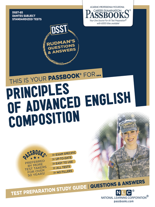 Title details for DSST Principles of Advanced English Composition by National Learning Corporation - Available